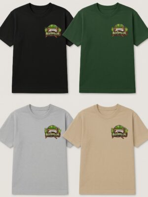 mesofauna.com branded t-shirt render